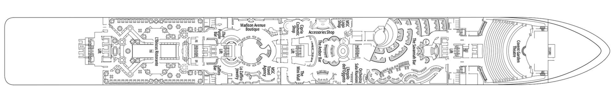 Deck 6 - Violino plan